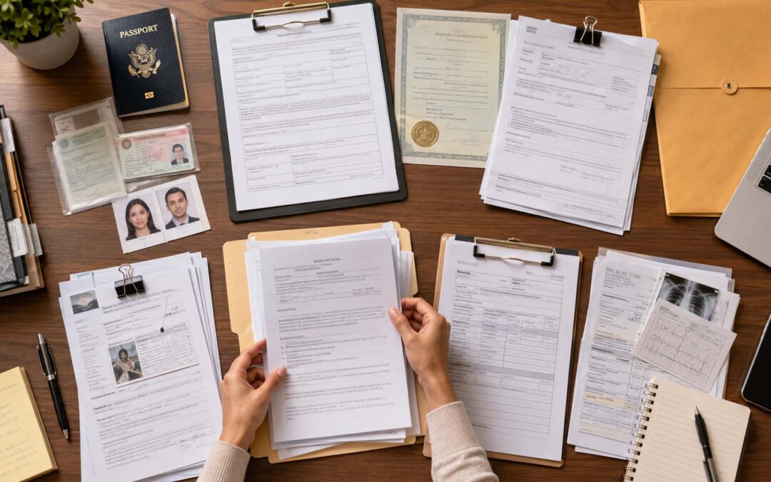 ¿Qué documentos necesitas para comenzar un caso de Visa U?